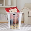 CadineUS 6 Pack Plastic Dirty Clothes Hamper, Laundry Basket with