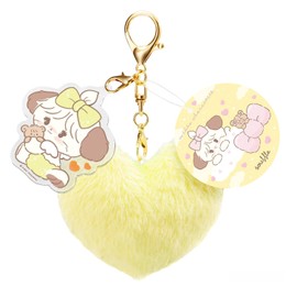 Maruka 175467 Mikko Fluffy Key Chain Souffle