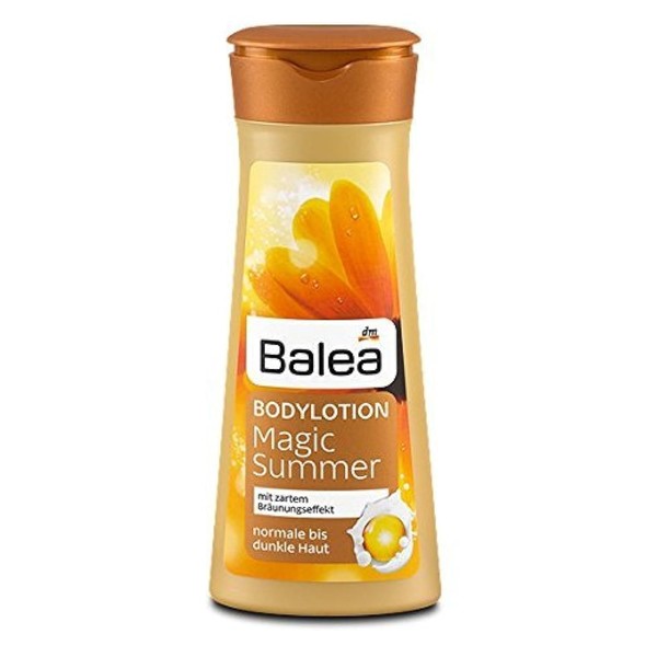 Balea Magic Summer Gradual Tan Body-Lotion for Normal & Darker (Olive) Skin-Tones (Large Size - 400ml) – Not Tested on Animals