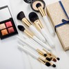 Luxury Enzo Ken Natural Black Goat Hair Makeup Brush Set