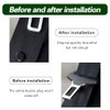 4-Piece Universal Car Seat Belt Stopper Kit - Prevents Slippage