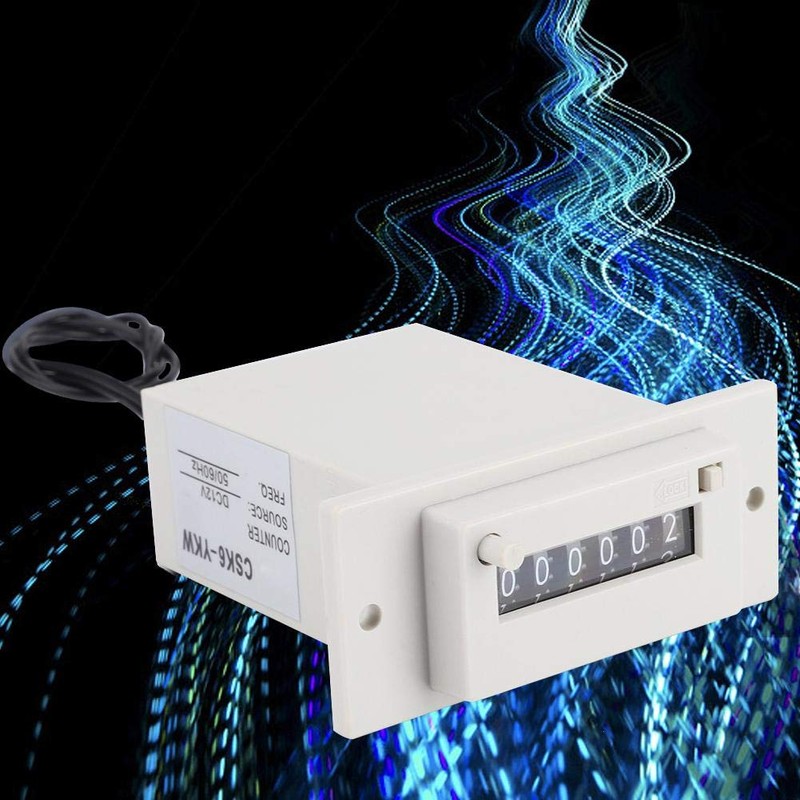 CSK6-YKW Electromagnetic Counter Digital Pulse Counter 6-Digit 0- Electronic Counter