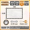 Thrseely 6.6x10Ft Chicken Coop Cover for Rain - Waterproof Durable