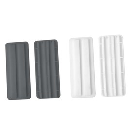 Gatuida 2sets Ergonomic Design Easy Install Socket Holder for Appliances Power Extension Cord Organiser Multi Plug Outlet 2pair*2 Random Color