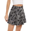 Women's Floral Pleated Tennis Skirt Athletic Golf Skort Running Workout