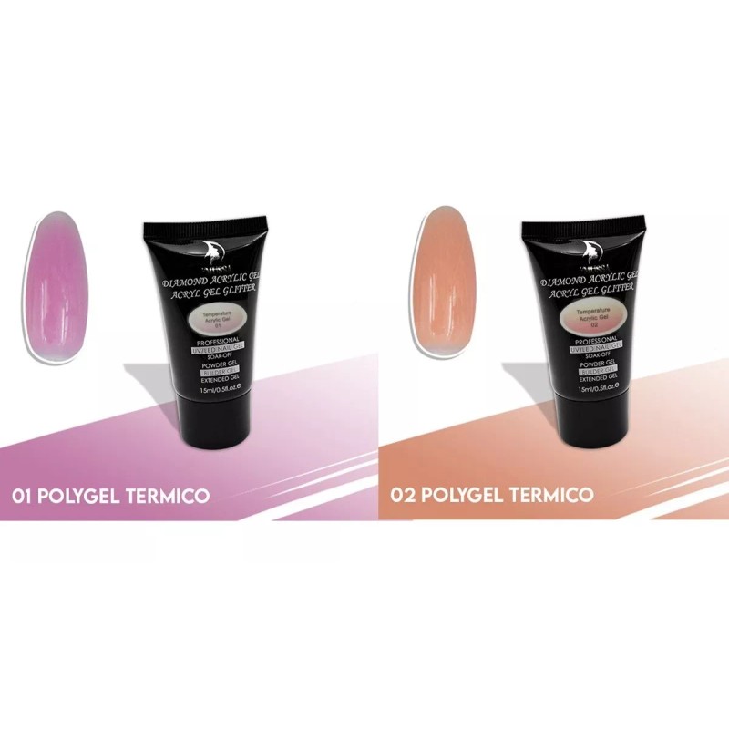 Mussa Kit 6 Pzs De Polygel Térmico 15ml Mussa Para