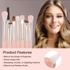 GLIDESMOOTH Makeup Brush Set, Foundation Concealers Brushes, Makeup Brushes Professional