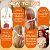 10PCS Temporary Hair Color Wax for Kids, Halloween Party, Washable