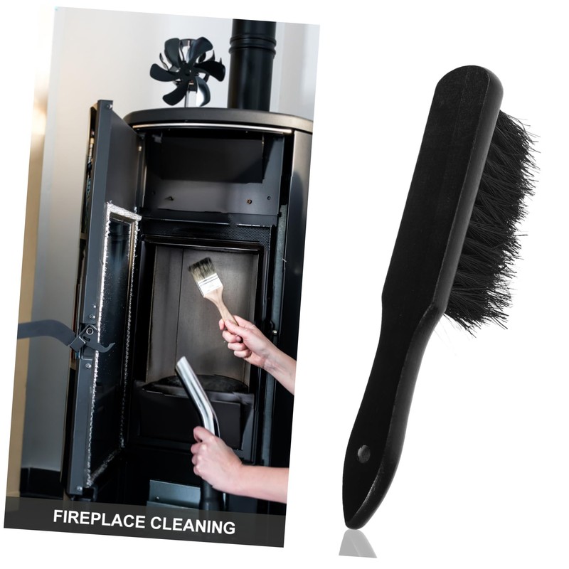 NOLITOY Fireplace Cleaning Brush Fireplace Hand Brush with Ergonomic Slip