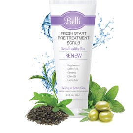Belli Skincare Fresh Start Pre-Treatment Scrub - Face Cleanser - Skin Scrub - Natural Facial Scrub - Organic Face Wash - Facial Care - (6.5 Ounce)
