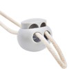 DYZD Plastic Cord Lock End Toggle Double Hole Spring Stopper