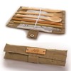 Zero Waste Plastic Free Reusable Bamboo Cutlery Set Fork, Spoon,
