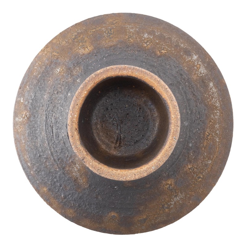 Marui MR-3-4067 Shigaraki Ware Lochimon, Small Pot with Stand, Diameter