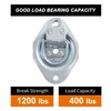 Lonffery 6 Pack Recessed D-Ring Tie Down Anchors (1200 lb.