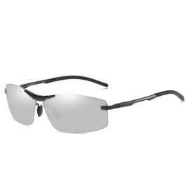 VILISUN Polarised Cycling Glasses Sunglasses Photochromatic for Men and Women UV400 Protection for Sports Cycling Golf, silver lens