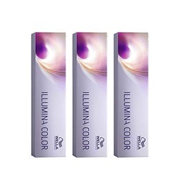 Pack of 3 Wella Illumina Colour 10/93 Light Blonde / Cendre Gold