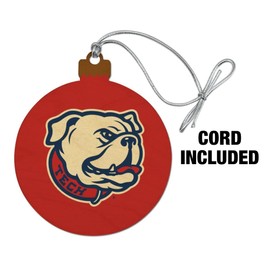 GRAPHICS & MORE Louisiana Tech University Secondary Wood Christmas Tree Holiday Ornament