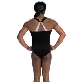 GK Simone Biles Champion’s Orbit Tank Leotard – Sleek Athletic Gymnastics Leotard with All-Around Stretch (Purple, AS)