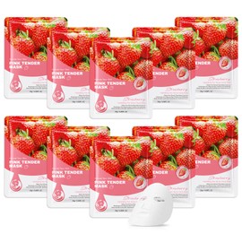 10 Pack Variety Facial Sheet Masks Skin Care Set, Hydrating Bulk Sheet Face Masks Skincare Gifts Set for Women Men, Long Lasting Moisturizing Face Masks Skin Care for All Skin Type（C4)