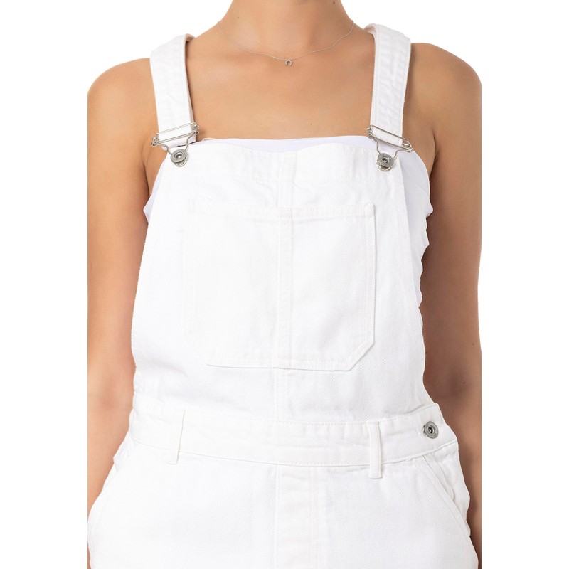 Redbridge Dungaree Women's Denim Skirt Denim Overall Cotton, White