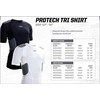Schutt ProTech Youth All-in-One Football Padded Compression Shirt with Integrated