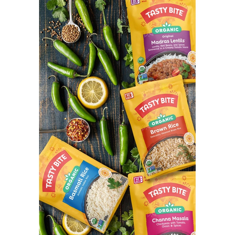 TASTYBITE Organic Family Size Madras Lentils, 17.6 OZ