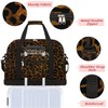 Leopard Print Gold Skin Large Weekender Overnight Bags Travel Duffel