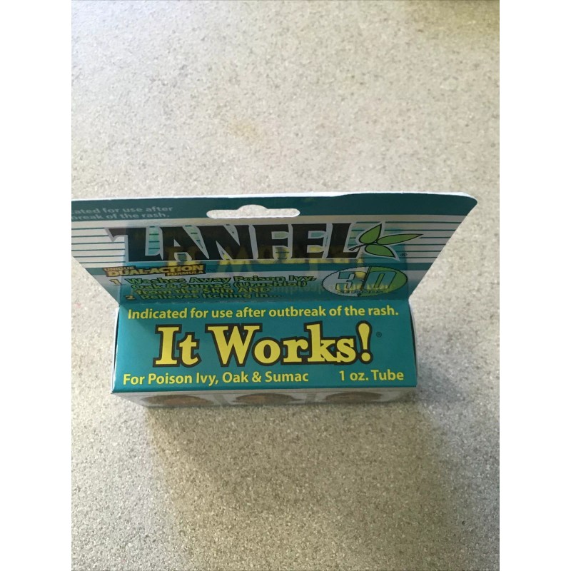 Zanfel Unique Dual-Action Formula 30 Seconds 1 oz Tube New