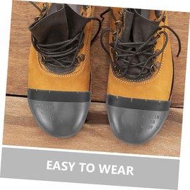 BESTYASH Steel Toe Safety Shoe Covers - Anti-Smash and Puncture Resistant, Slip-Resistant, One Size Fits All for Construction, Factory, Warehouse Use