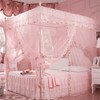 Ausla Net Bed Canopy, Princess 3 Side Openings Net Canopy,