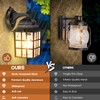 Dusk to Dawn Outdoor Wall Light Fixture, Waterproof Exterior Wall