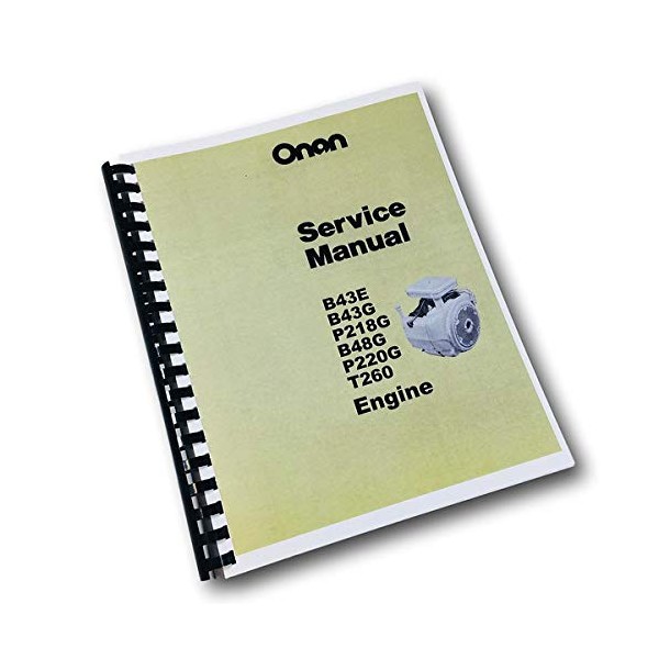 Service Repair Manual for Onan P220G Engine fits Craftsman 917.25443