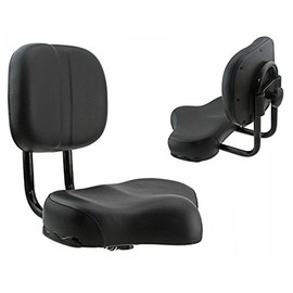 Lowrider Beach Cruiser SEAT with Back Rest Black. Bike Part, Bicycle Part, Bike Accessory, Bicycle Accessory