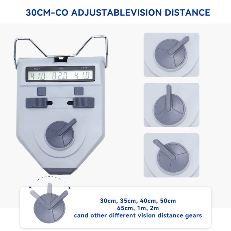 AISITESY Pupilometer Optics Digital Partial Discharge Meter Pupil Distance Meter