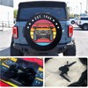 Compatible with Ford Bronco Spare Tire Cover, Digitally Printed Custom