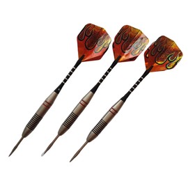 FUZVOL Professional Darts Set Steel Tip-Aluminum Stems Darts Flights with 24 Grams-3 Packs