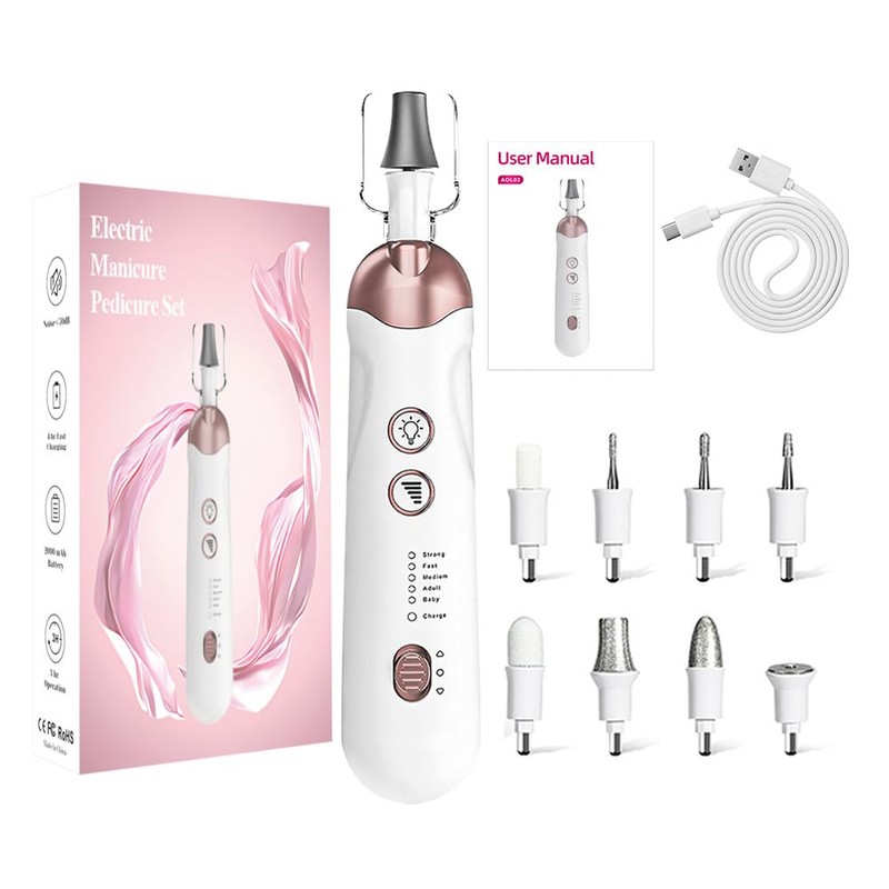 Nail Cutter for Gel Nails, Wireless, Electric Nail File Cutter