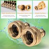 18Pcs Garden Hose Quick Connect Fittings Set, 2 in 1