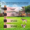 MAGIC CAT 4 Pack Solar Animal Repeller Outdoor, 2024 Nocturnal