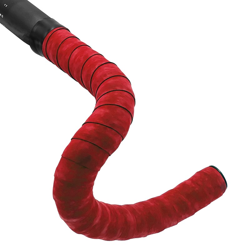 NOGUCHI NBT-010 Suede Bar Tape, Red