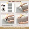 ECISZ Recliner Headrest Protector 3 Pieces Headrest Cover for Recliner