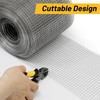6" Stainless Steel Mesh Roll, 6in x 50FT Gutter Guard