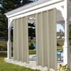 BONZER Outdoor Curtains for Patio Waterproof Thick Privacy Grommet Sunlight