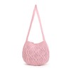 ENBEI Handmade Crochet Bag–Boho Chic Shoulder Bag, Aesthetic Kinted Bag,Cute