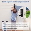 Casmer Upgrade Double Sided Keypad Door Lock with Adjustable Deadlatch