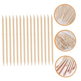 OHPHCALL Wooden Nail Cuticle Pusher Stick 200pcs Manicure Tools Cuticle Remover