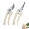 Leize Flower Scissors Set, 2 Pack Premium Thickened Stainless Steel