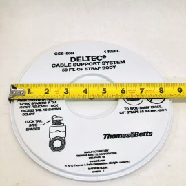 THOMAS & BETTS CSS-50R DELTEC CABLE SUPPORT SYSTEM 50FT
