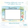 JeVenis Surf Party Photo Booth Props Frame Summer Pool Beach