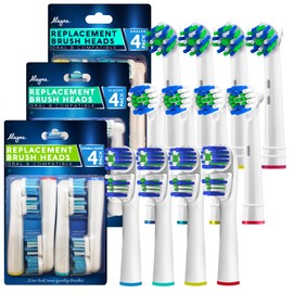 Replacement Brush Heads Compatible with Oral B Pro 1000 5000 500 1500 3000 More - Assorted Professional Electric Toothbrush Heads Refills